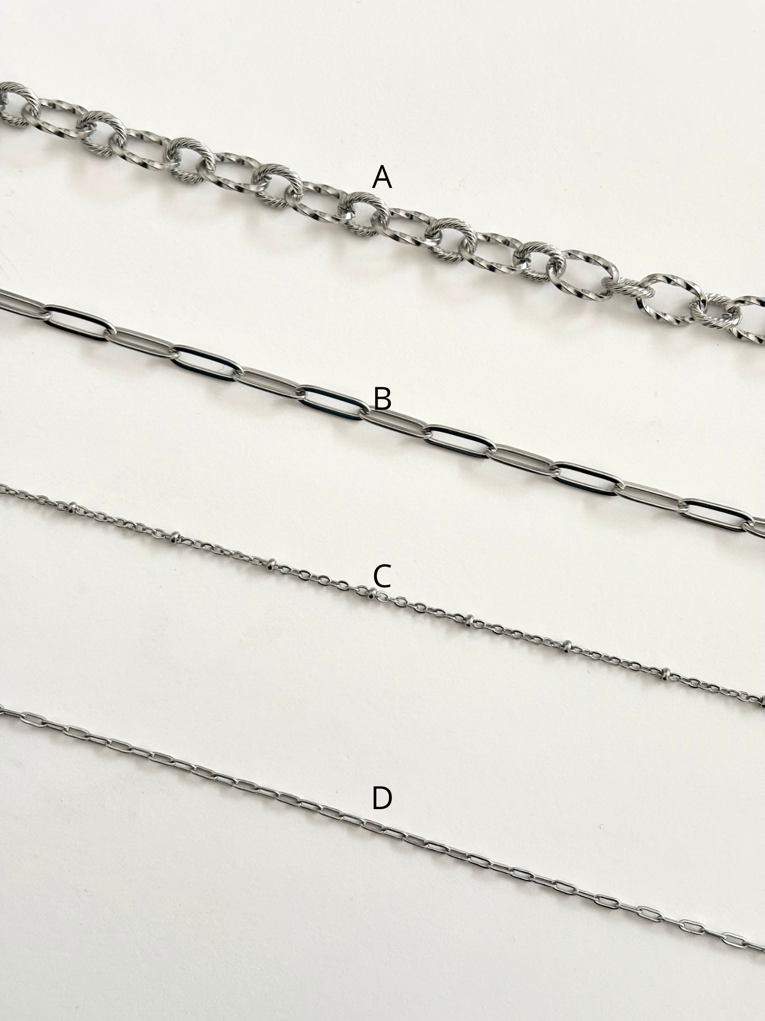 collana personalizzabile | argento