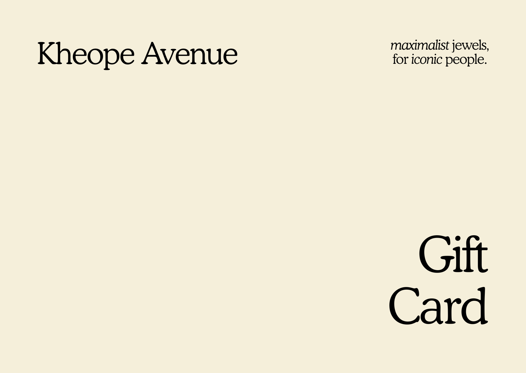 gift card - digitale