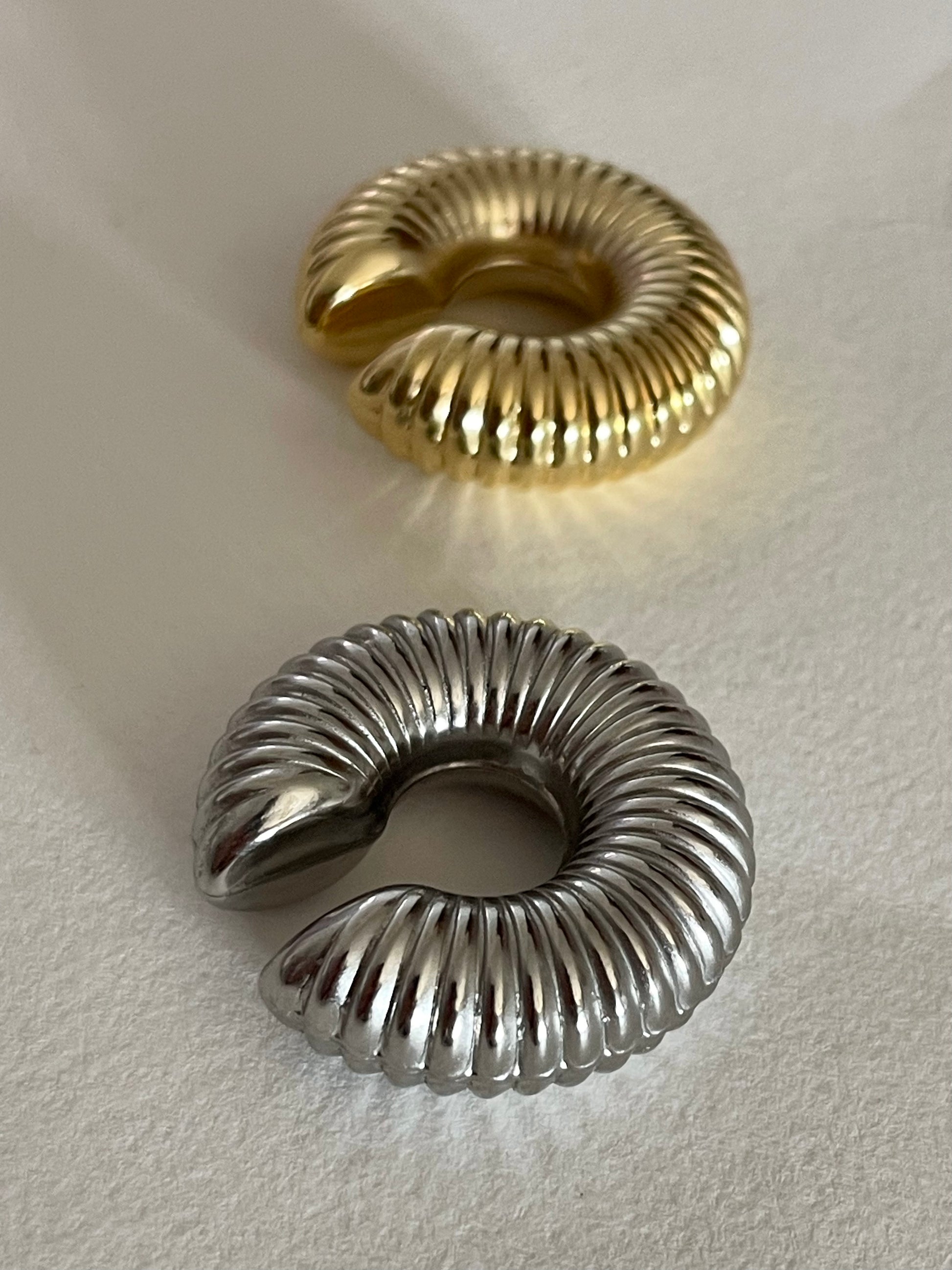 earcuff chuncky zigrinato