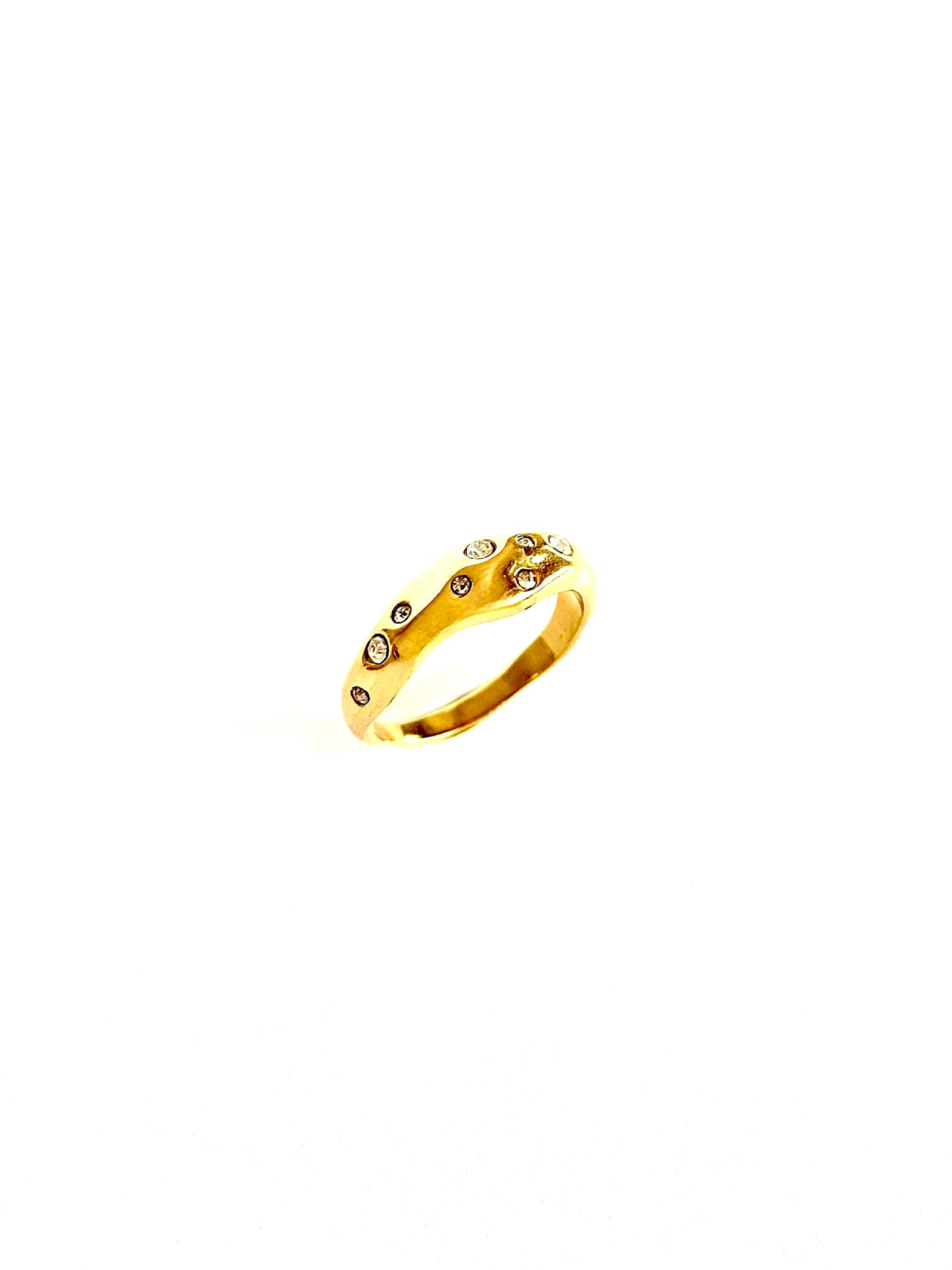 anello "sparkly wave"