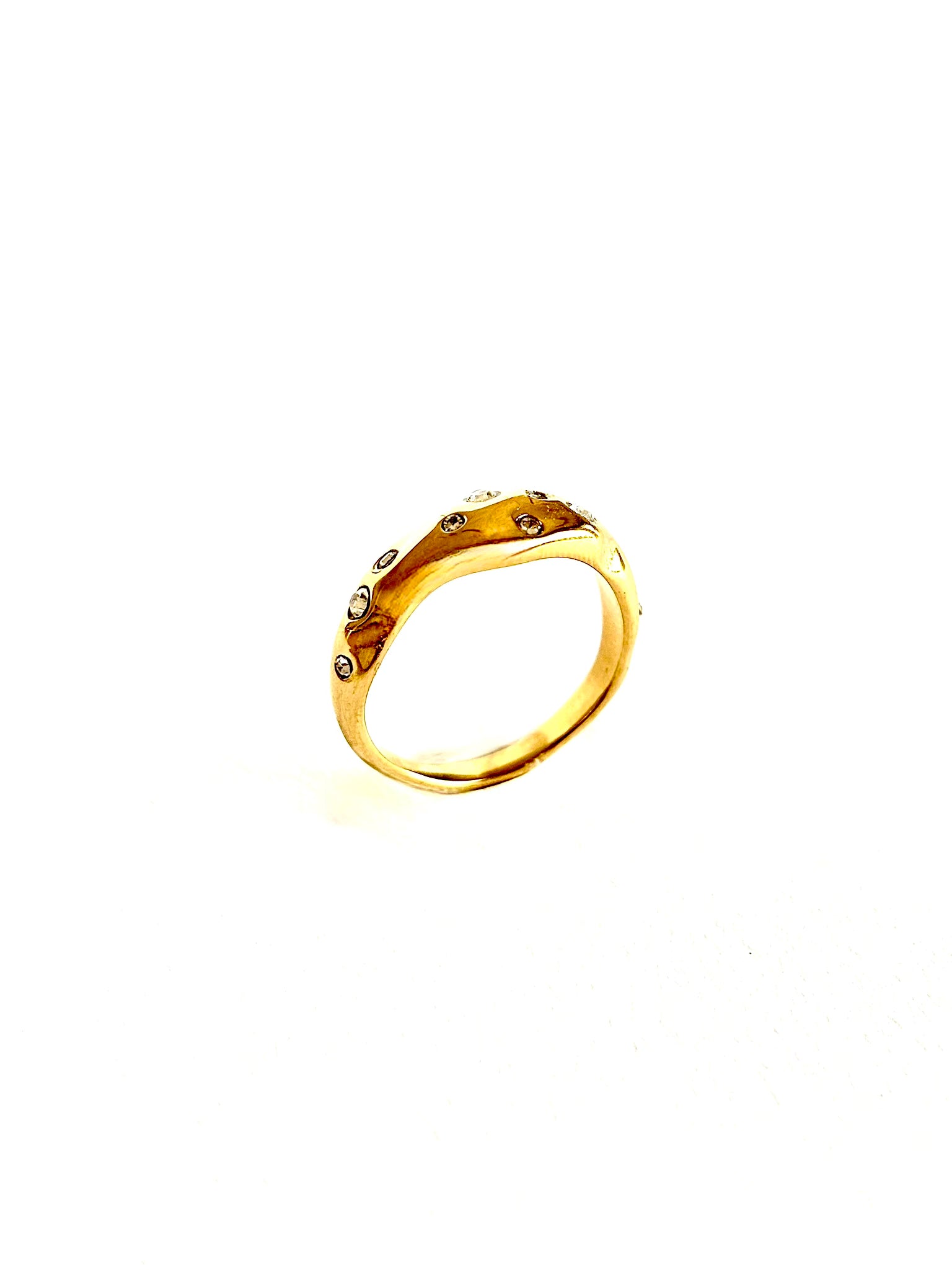 anello "sparkly wave"
